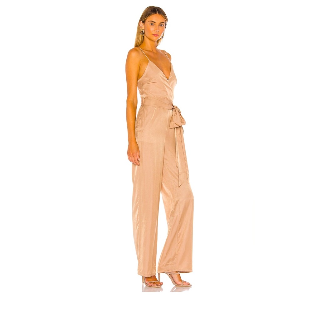 NWT Nude / Tan Lowcut Jumpsuit  XS